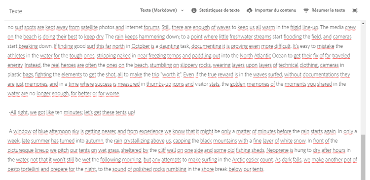 Éditeur de balisage