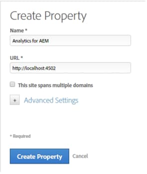 Créer une propriété web de modification