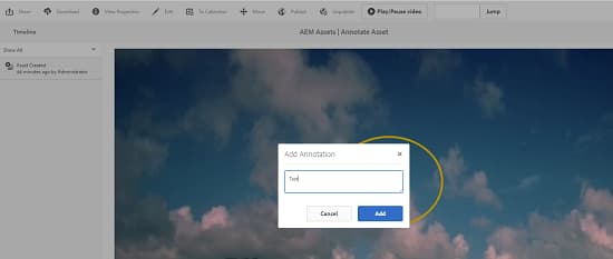 Dessin et annotation sur une image vidéo