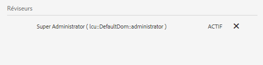 Suppression d’un réviseur