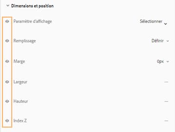 Option de masque disponible dans la barre latérale de l’éditeur de thèmes