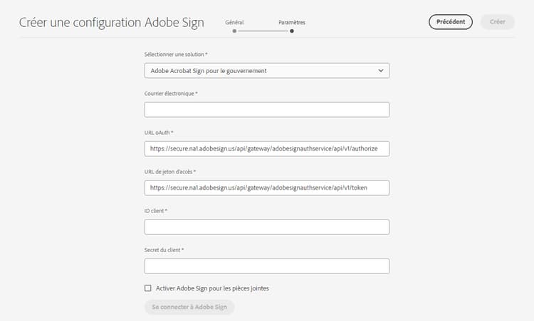 Adobe Acrobat Sign Solutions pour le gouvernement