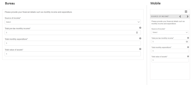 Fragment de recettes et de dépenses
