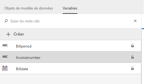 Informations de facturation