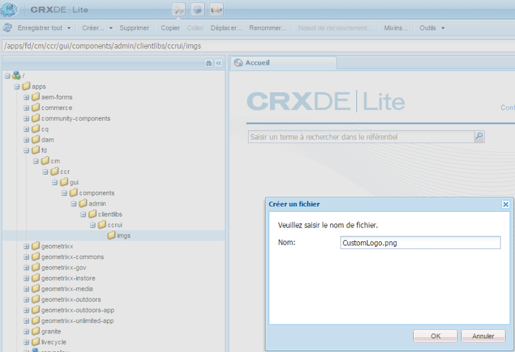 CustomLogo.png en tant que nouveau nœud