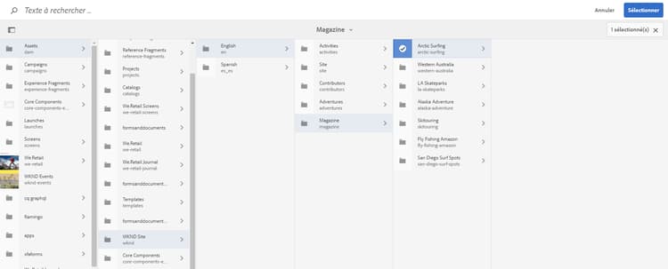 Explorateur de chemins d’accès
