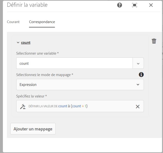 Simulation d’une boucle for