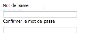 Boîte de dialogue Vérifier le mot de passe.