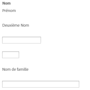 Boîte de dialogue de nom détaillé.