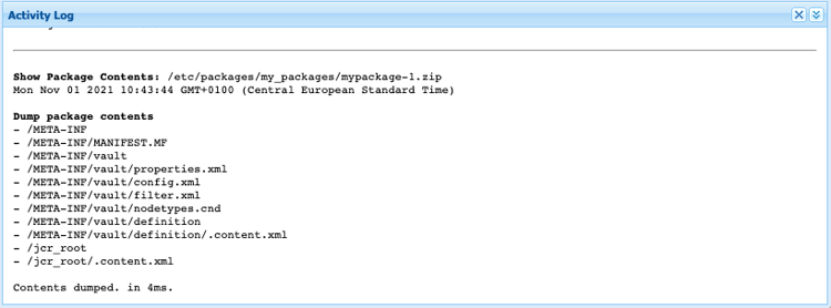 Contenu du package