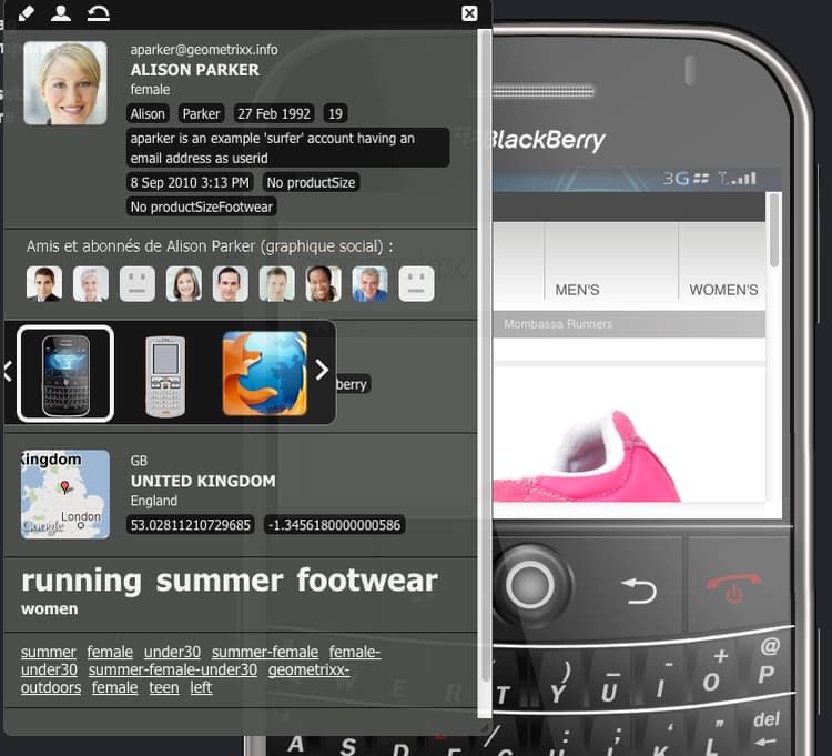Sélecteur de plateforme de navigateur
