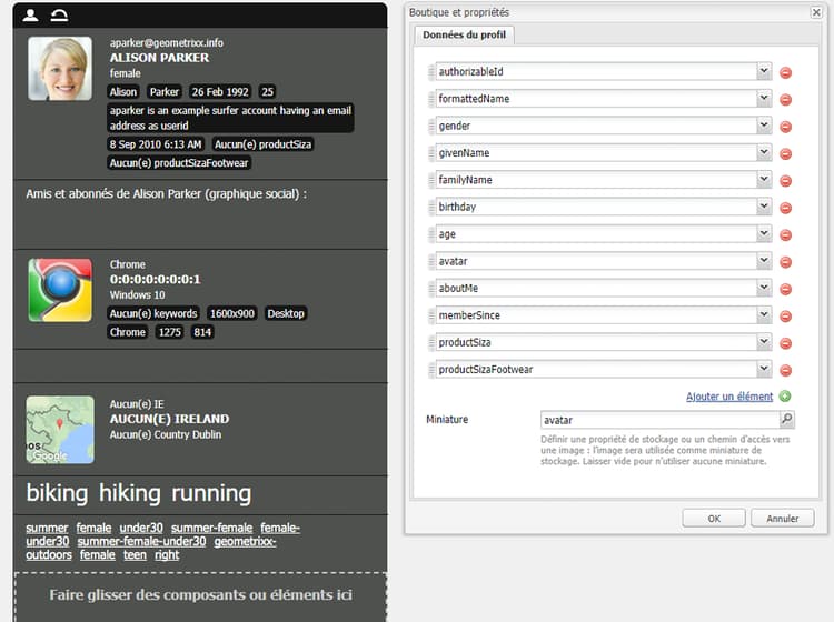 Modification de ClientContext