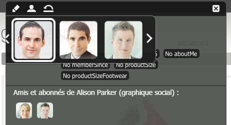 Sélecteur d’utilisateurs et d’utilisatrices