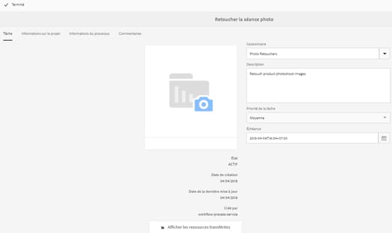 Afficher les ressources chargées