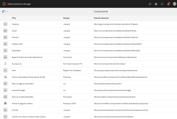 Utilisation en direct