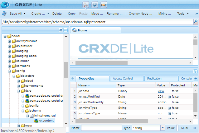 database-schema-crxde