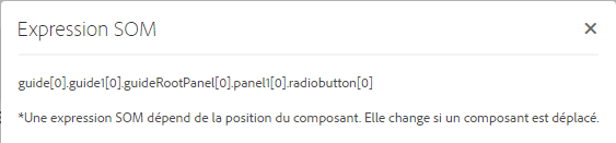 Extraction des expressions SOM à l’aide de la barre d’outils du panneau