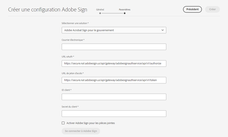 Adobe Acrobat Sign Solutions pour le gouvernement