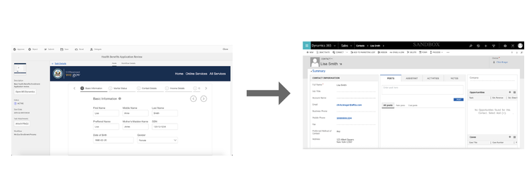 Enregistrement MS Dynamics