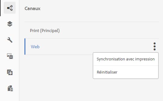 Options de synchronisation automatique