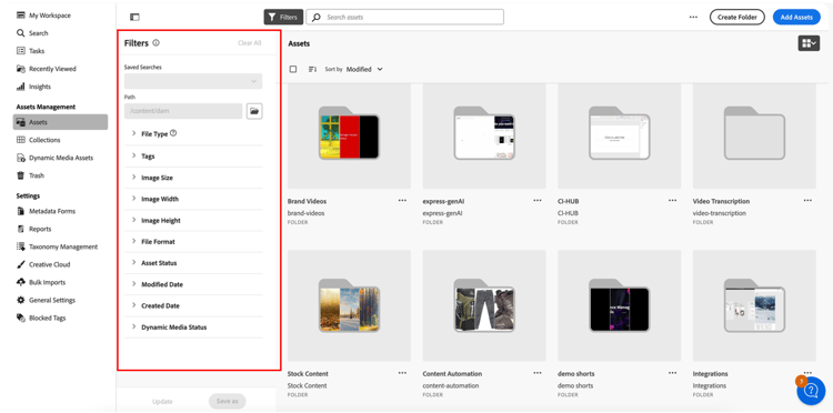Utilisation de filtres de recherche personnalisés