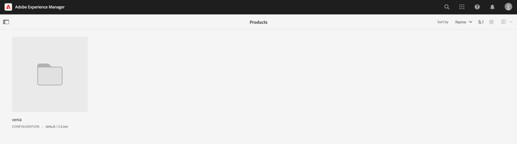 catalogues présents dans la console