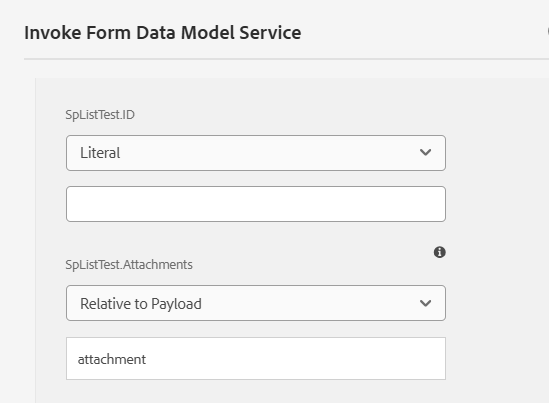 Pièces jointes de la liste SP