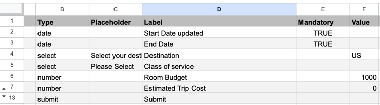 Formulaire d’e-mail conditionnel