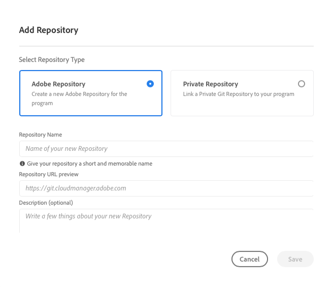 Assistant Ajouter un référentiel