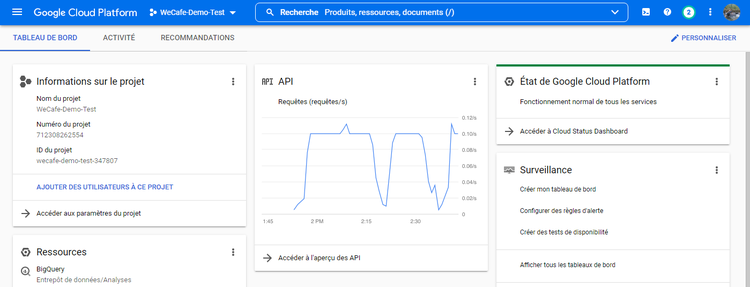 Console Google Cloud