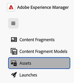 Console Fragments de contenu - navigation