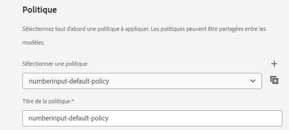 Politique des modèles de sélecteur de date