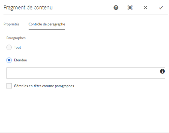 Composant de fragment de contenu d’e-mail