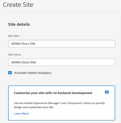 Créer un site