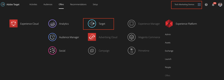 Experience Cloud - Adobe Target.