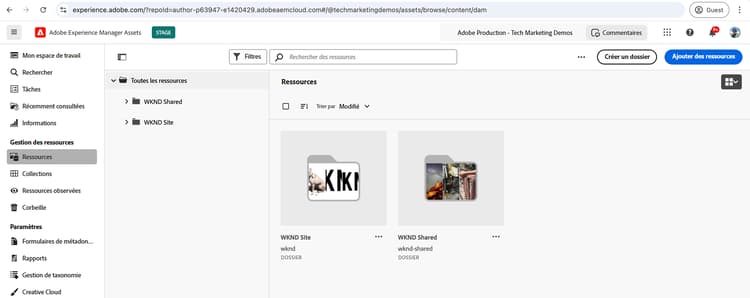 Vue Assets AEM