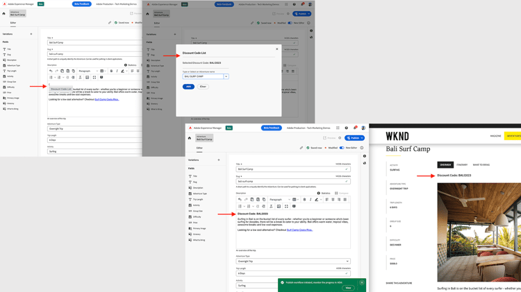 Widget de l’éditeur de texte enrichi
