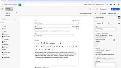 Champs personnalisés