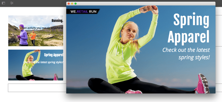 Composant Poster personnalisé