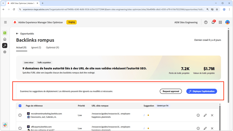 Optimiser automatiquement les backlinks rompus