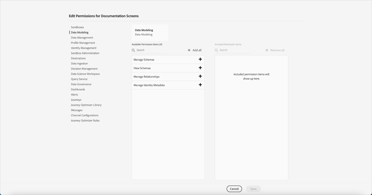 modification des autorisations