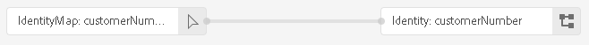Image de l’interface utilisateur de Platform montrant un exemple de mappage d’identité customerNumber.