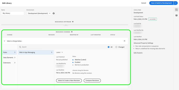 Image affichant l’écran de la bibliothèque.