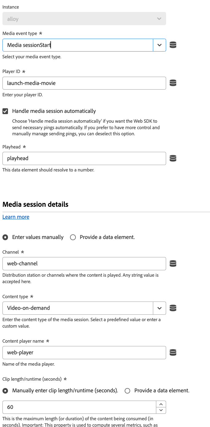 Image de l’interface utilisateur de la plateforme montrant l’écran d’événement de média envoyé.