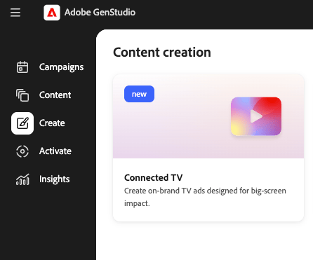 Carte de création de TV connectée