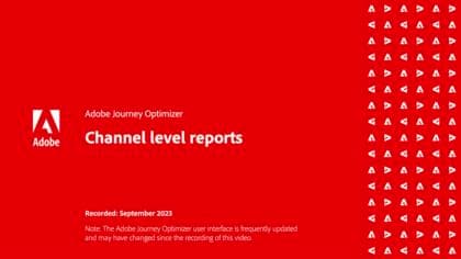 Rapports au niveau du canal