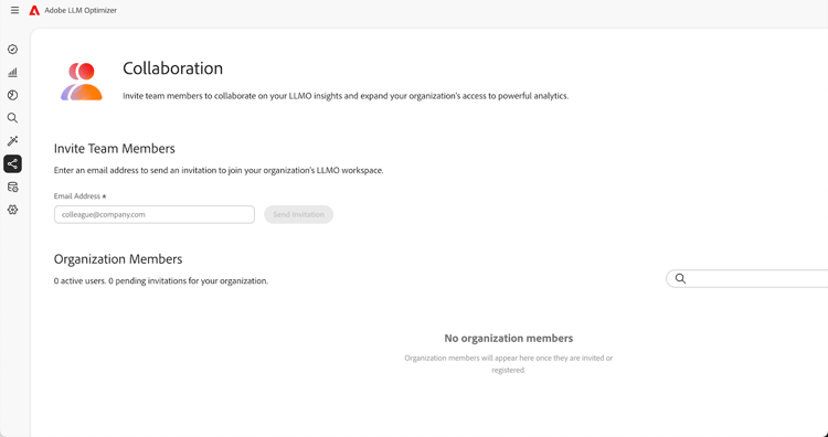 Tableau de bord Collaboration