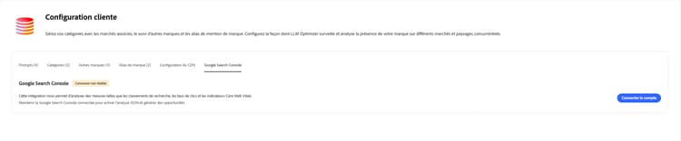 Console de recherche ​
