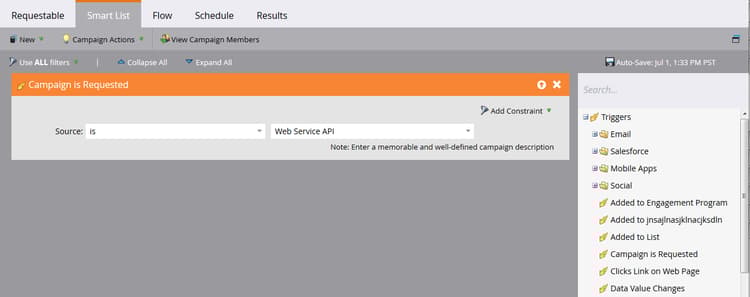 Requête-Campagne-Liste Dynamique