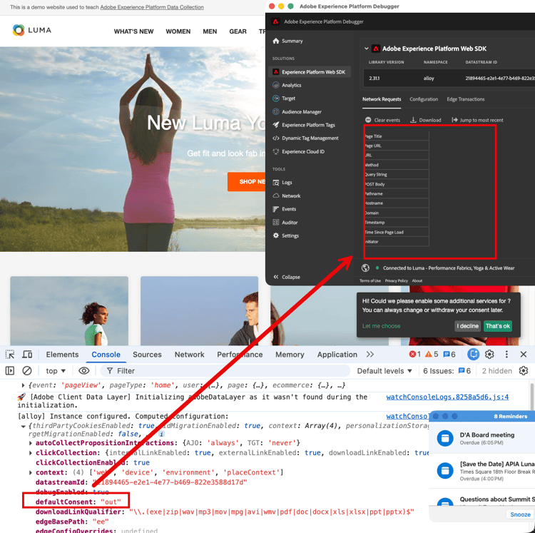 Opt-out implicite du consentement